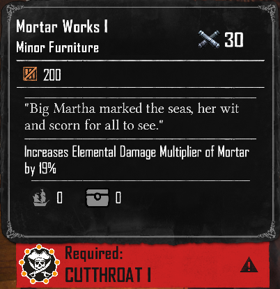 Mortar Works I (Required:Cutthroat 1)